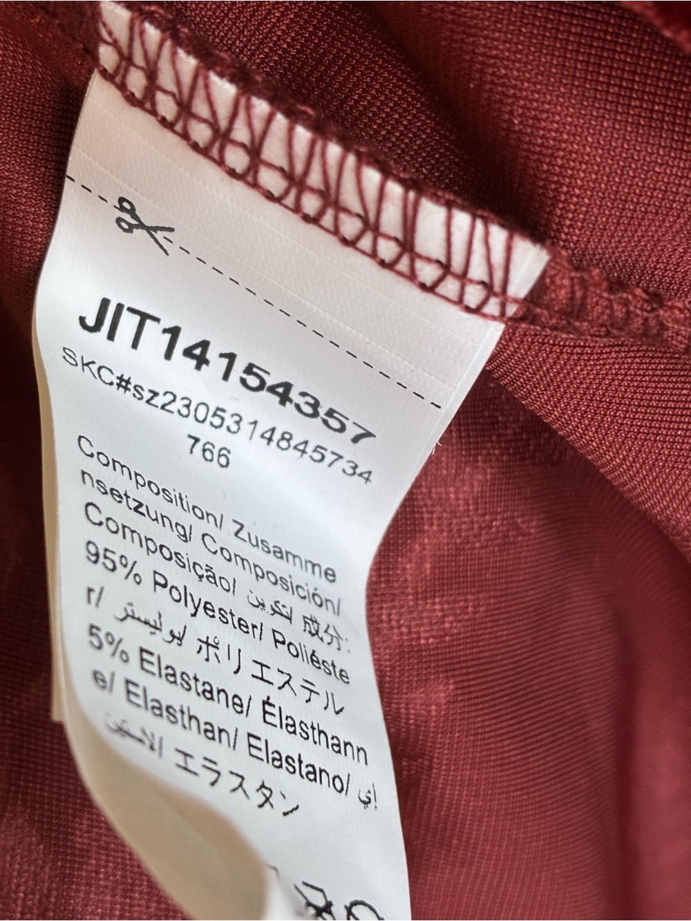Emery Rose Rust Red Floral Velvet Midi Dress Size Medium - Picture 6 of 7